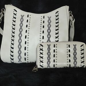 American Bling Matching Purse And Wallet Combo! NWOT!